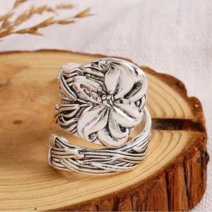 Vintage Flower Spoon Ring